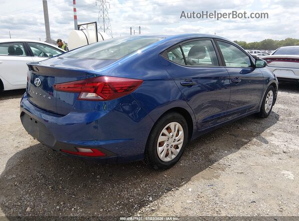 5NPD74LF6KH492172 2019 HYUNDAI ELANTRA Blue Tył prawy