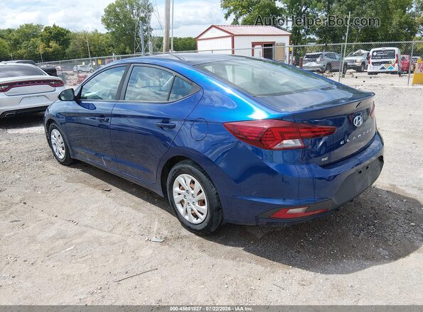 5NPD74LF6KH492172 2019 HYUNDAI ELANTRA Blue Tył lewy
