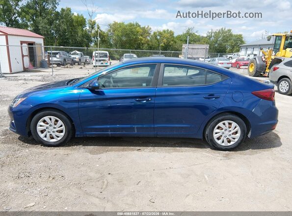 5NPD74LF6KH492172 2019 HYUNDAI ELANTRA Blue Widok wnętrza 360 stopni