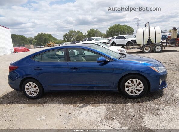 5NPD74LF6KH492172 2019 HYUNDAI ELANTRA Blue Widok wnętrza z tyłu