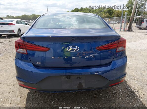 5NPD74LF6KH492172 2019 HYUNDAI ELANTRA Blue 