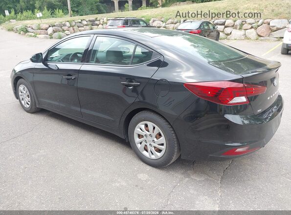 5NPD74LF6KH492270 2019 HYUNDAI ELANTRA Black Հետևի ձախ