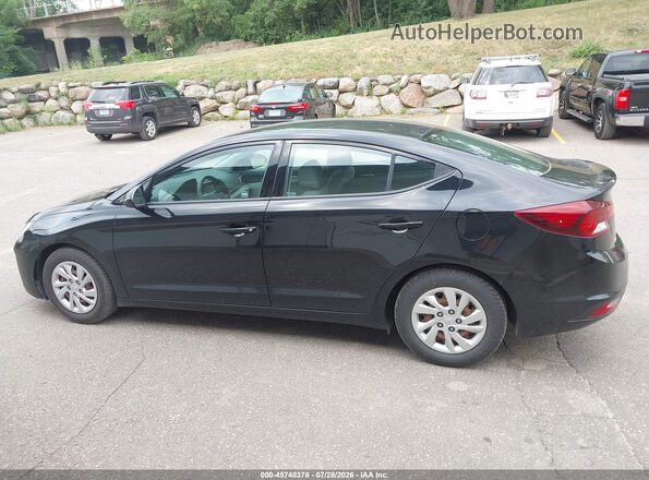 5NPD74LF6KH492270 2019 HYUNDAI ELANTRA Black Սալոնի 360 աստիճան տեսք