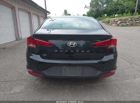 5NPD74LF6KH492270 2019 HYUNDAI ELANTRA Black 