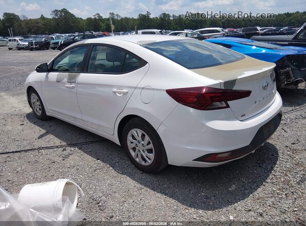 5NPD74LF6KH493368 2019 HYUNDAI ELANTRA White Հետևի ձախ