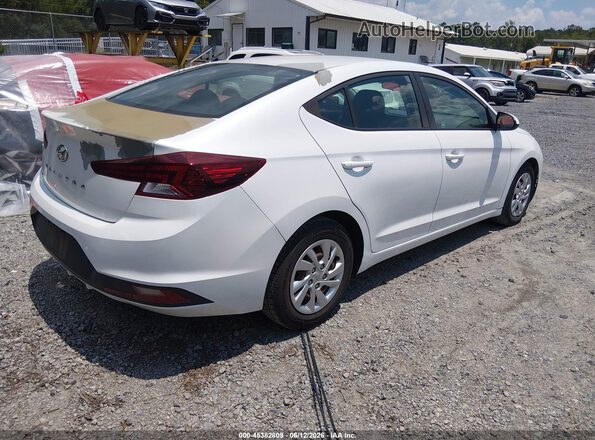 5NPD74LF6KH493368 2019 HYUNDAI ELANTRA White Հետևի աջ