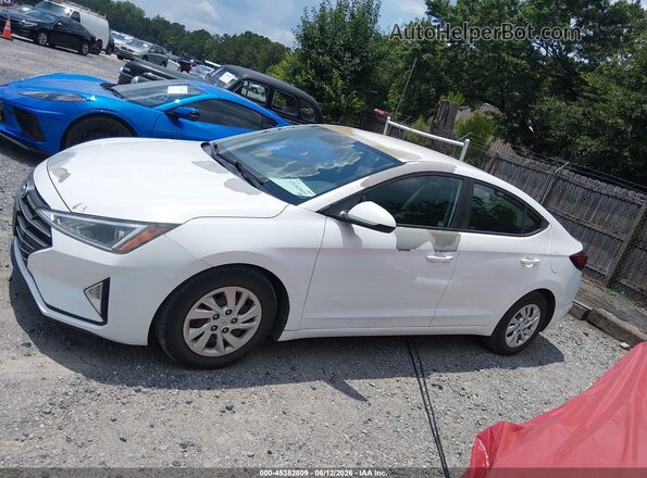 5NPD74LF6KH493368 2019 HYUNDAI ELANTRA White 