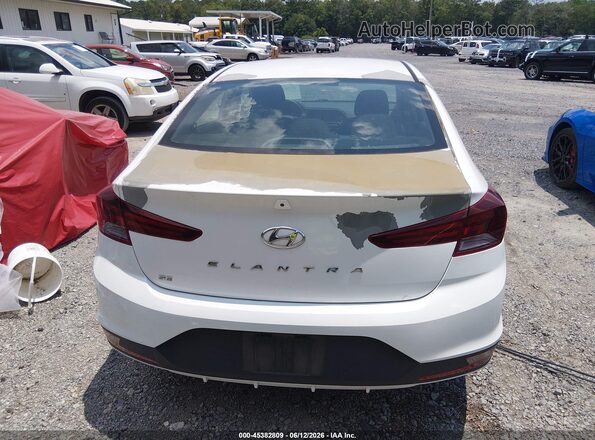 5NPD74LF6KH493368 2019 HYUNDAI ELANTRA White 