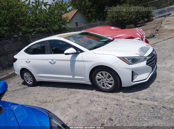 5NPD74LF6KH493368 2019 HYUNDAI ELANTRA White 