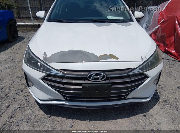 5NPD74LF6KH493368 2019 HYUNDAI ELANTRA White 
