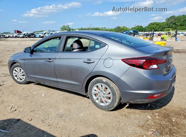 5NPD74LF6KH495525 2019 HYUNDAI ELANTRA Gray უკანა მარცხენა