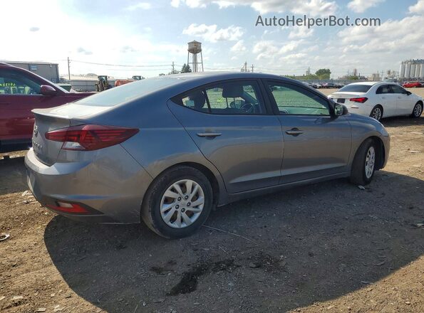 5NPD74LF6KH495525 2019 HYUNDAI ELANTRA Gray უკანა მარჯვენა