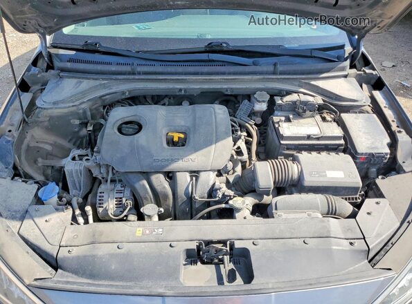 5NPD74LF6KH495525 2019 HYUNDAI ELANTRA Gray უკანა სალონის ხედი