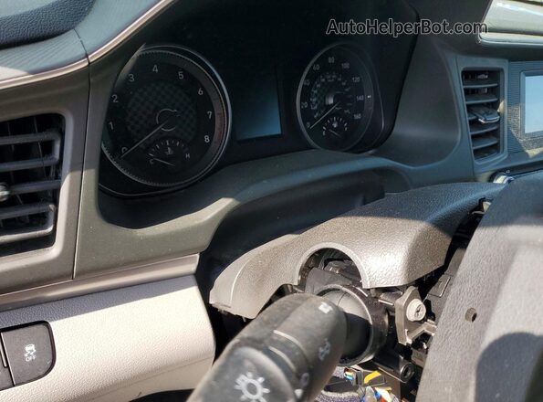5NPD74LF6KH495525 2019 HYUNDAI ELANTRA Gray ხელსაწყოთა პანელის ხედი