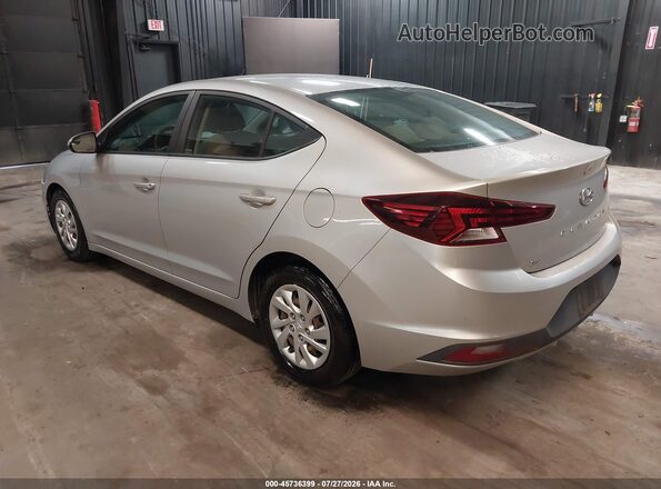 5NPD74LF6KH497176 2019 HYUNDAI ELANTRA Silver Հետևի ձախ