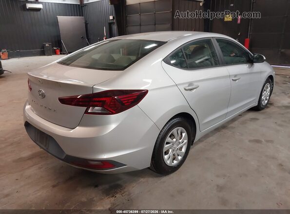 5NPD74LF6KH497176 2019 HYUNDAI ELANTRA Silver Հետևի աջ