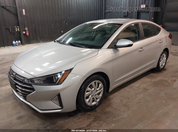 5NPD74LF6KH497176 2019 HYUNDAI ELANTRA Silver Դիմացի տեսք