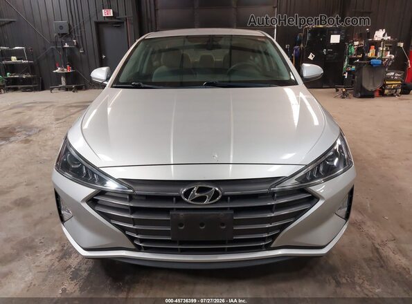 5NPD74LF6KH497176 2019 HYUNDAI ELANTRA Silver 