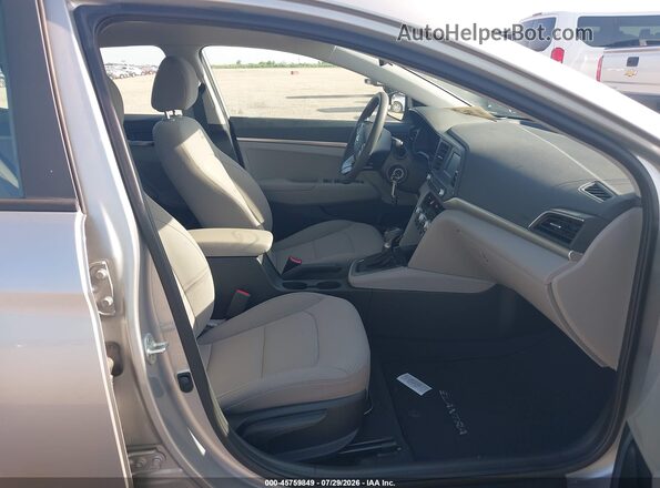 5NPD74LF6LH601280 2020 HYUNDAI ELANTRA Silver Widok wnętrza z przodu