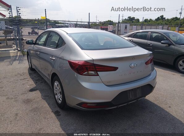 5NPD74LF6LH602249 2020 HYUNDAI ELANTRA Gray Rear left
