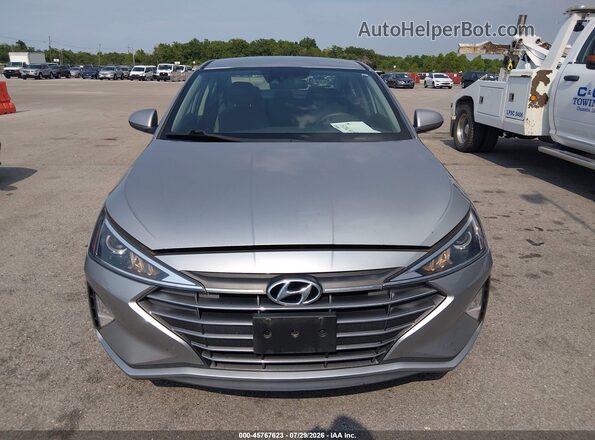 5NPD74LF6LH602249 2020 HYUNDAI ELANTRA Gray Front view