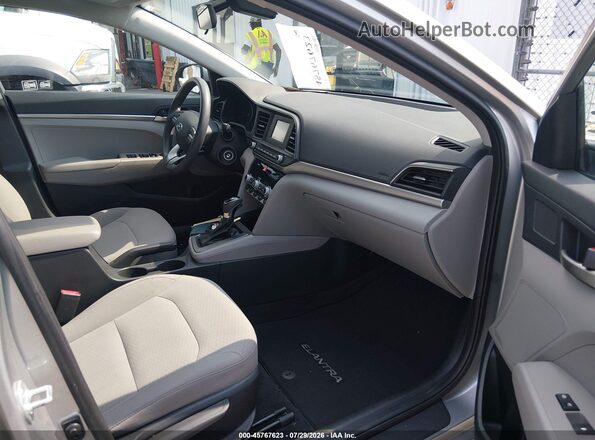 5NPD74LF6LH602249 2020 HYUNDAI ELANTRA Gray Front interior view