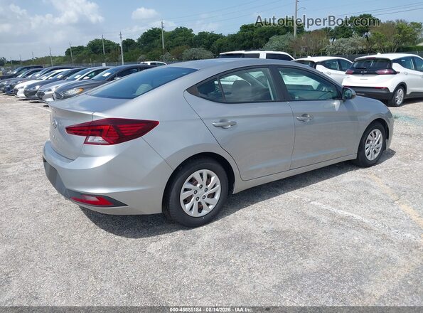 5NPD74LF6LH602610 2020 HYUNDAI ELANTRA Silver Rear right