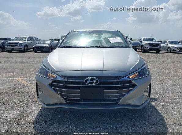 5NPD74LF6LH602610 2020 HYUNDAI ELANTRA Silver Front view