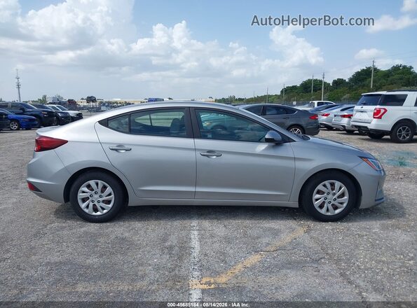 5NPD74LF6LH602610 2020 HYUNDAI ELANTRA Silver Rear interior view