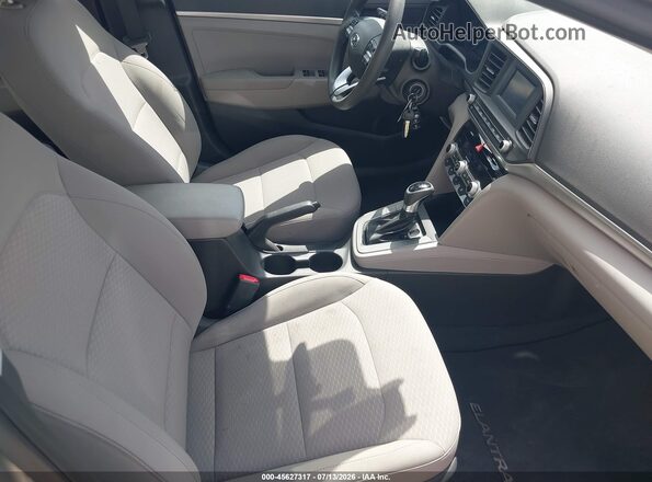 5NPD74LF6LH604129 2020 HYUNDAI ELANTRA Серебряный Вид салона спереди