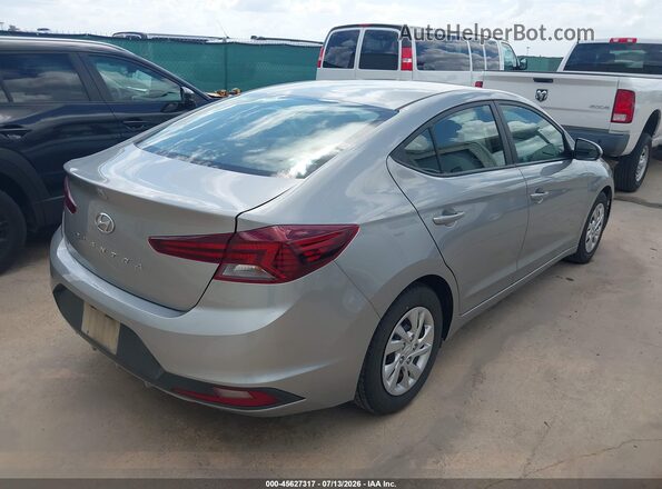5NPD74LF6LH604129 2020 HYUNDAI ELANTRA Серебряный Задняя правая четверть