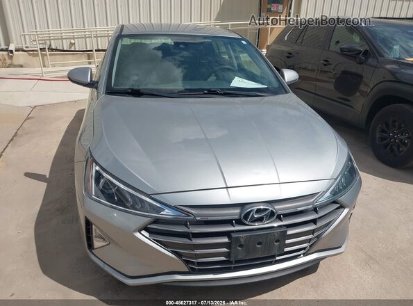 5NPD74LF6LH604129 2020 HYUNDAI ELANTRA Серебряный Вид задней части салона