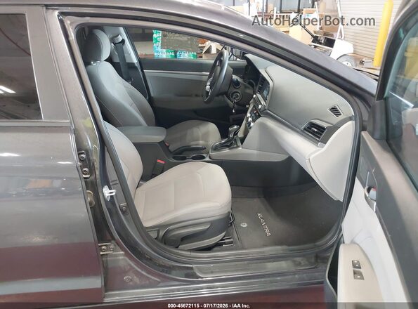 5NPD74LF6LH604289 2020 HYUNDAI ELANTRA Серый Вид салона спереди