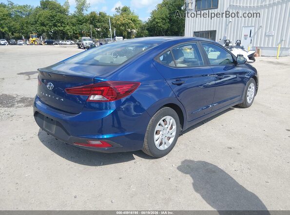 5NPD74LF6LH608973 2020 HYUNDAI ELANTRA Blue Tył prawy