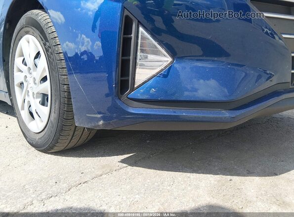 5NPD74LF6LH608973 2020 HYUNDAI ELANTRA Blue Widok z przodu