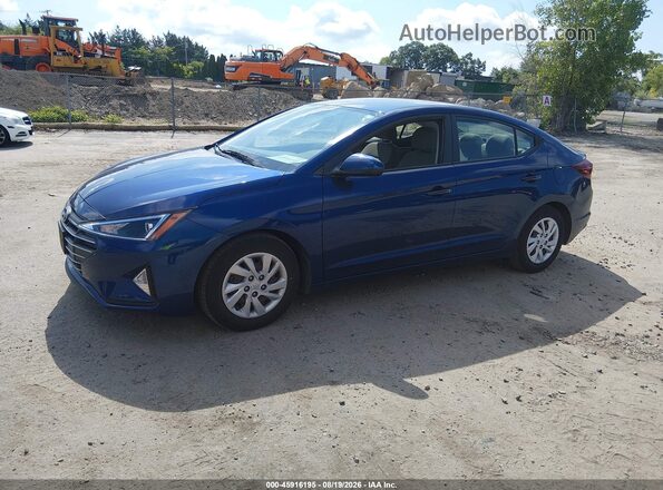 5NPD74LF6LH608973 2020 HYUNDAI ELANTRA Blue Przód lewy