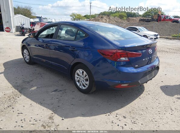 5NPD74LF6LH608973 2020 HYUNDAI ELANTRA Blue Tył lewy