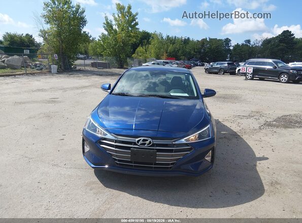 5NPD74LF6LH608973 2020 HYUNDAI ELANTRA Blue Widok wnętrza 360 stopni