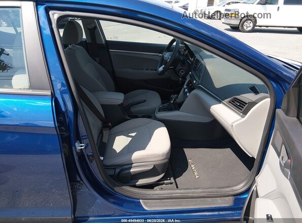 5NPD74LF6LH609959 2020 HYUNDAI ELANTRA Blue Вид салону спереду