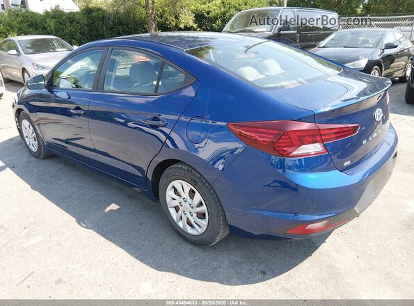 5NPD74LF6LH609959 2020 HYUNDAI ELANTRA Blue Задня ліва чверть