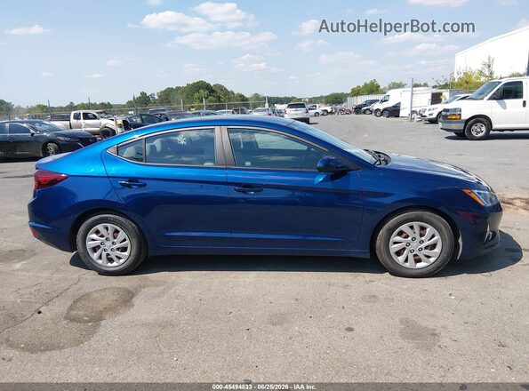 5NPD74LF6LH609959 2020 HYUNDAI ELANTRA Blue Вид задньої частини салону