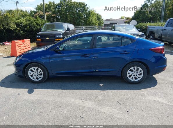 5NPD74LF6LH609959 2020 HYUNDAI ELANTRA Blue Панорамний вид салону 360°