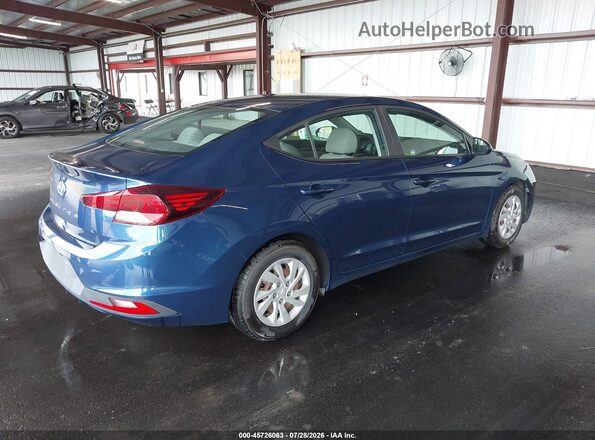 5NPD74LF6LH609962 2020 HYUNDAI ELANTRA Blue Trasero derecho