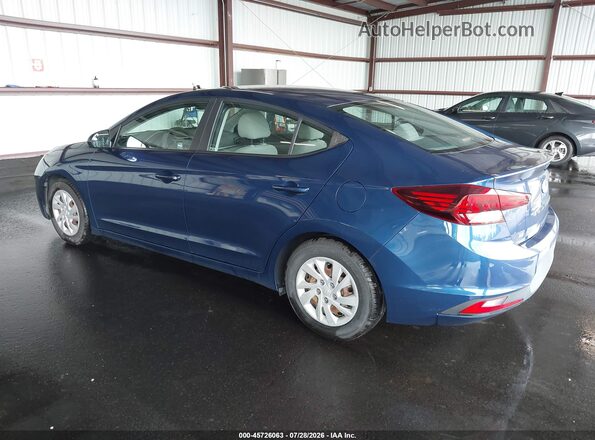 5NPD74LF6LH609962 2020 HYUNDAI ELANTRA Blue Trasero izquierdo
