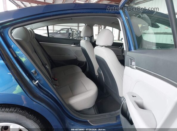 5NPD74LF6LH609962 2020 HYUNDAI ELANTRA Blue Vista de la etiqueta del VIN