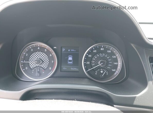 5NPD74LF6LH610190 2020 HYUNDAI ELANTRA White უკანა სავარძლების ხედი