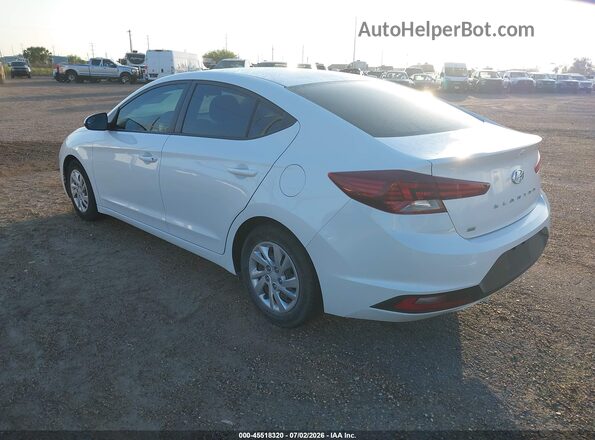 5NPD74LF6LH610190 2020 HYUNDAI ELANTRA White უკანა მარცხენა