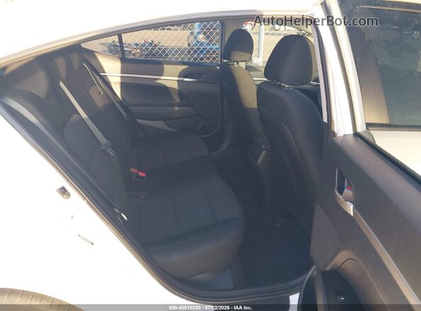 5NPD74LF6LH610190 2020 HYUNDAI ELANTRA White VIN კოდის სტიკერის ხედი