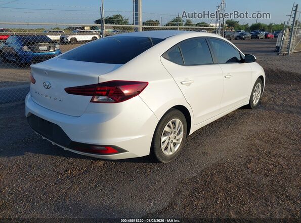 5NPD74LF6LH610190 2020 HYUNDAI ELANTRA White უკანა მარჯვენა