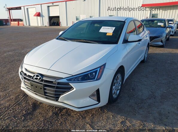 5NPD74LF6LH610190 2020 HYUNDAI ELANTRA White წინა ხედი